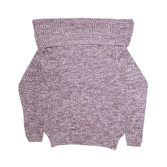 Express Turtle Neck Off the Shoulder Knit Sweater - Picture 1 of 4